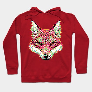 Pixel Art Retro 8-bit Fox Hoodie